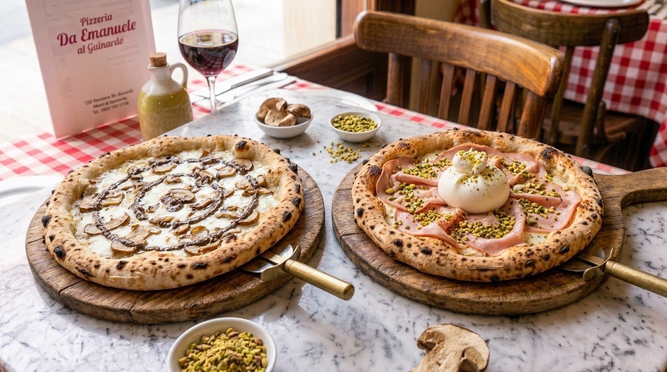 Porción de pizza margherita con la mozzarella fundida